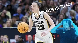 Caitlin Clark record-breaking 49 points (Reaction)