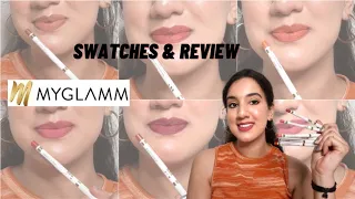 *New Launch* MyGlamm Define It Lipliner Review & Swatches | All Shades|Shades Of Shreya