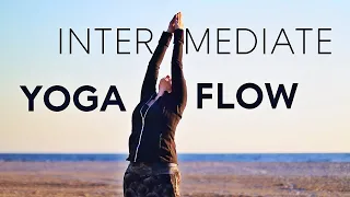 20 Minute Yoga Flow Vinyasa Class (intermediate) | Fightmaster Yoga Videos