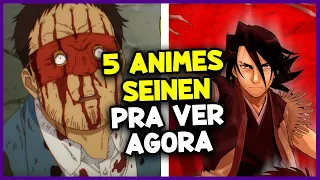 5 ANIMES SEINEN que VALEM A PENA!