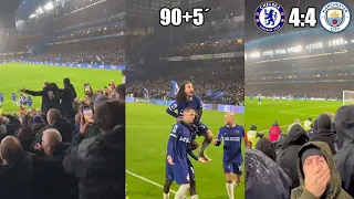 Chelsea Fans Crazy Reactions To 4:4 Equalizer In The 90+5th Minute VS Manchester City