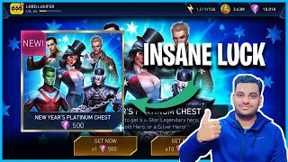 Injustice 2 Mobile | New Year's Platinum Chest Opening | Insane Luck