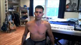 Wheelchair Bodybuilding Competition Training - June 12, 2014 (Paraplegic)