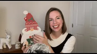 ASMR Christmas Dollar Store Haul (soft-spoken, nail sounds, crinkle sounds)