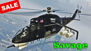 SAVAGE Army Helicopter Review & Customization | SALE! | GTA Online | Mil Mi-24 | Attack Helicopter