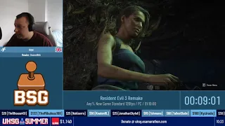 Resident Evil 3 [Any% New Game Standard 120fps] by Dayc - #UKSGSummer2020