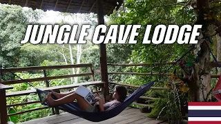 THE COOLEST CAVE LODGE in northern Thailand(lodge tour & cave exploring)