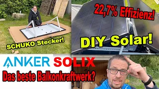 Anker Solix, das beste Balkonkraftwerk auf dem Markt? Speicher Solar? #ankersolix #balkonkraftwerk