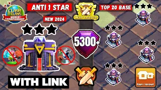 🔥 TOP 20 *UNDEFEATED* Town Hall 15 Base With Link | Th15 *ANTI 2 STAR* Base | Th15 Farming Base 2024