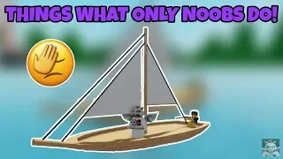 STUPID THINGS NOOBS DO IN SHARKBITE (ROBLOX)!