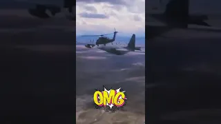 Black Hawk Helicopter Air Refueling Goes Wrong