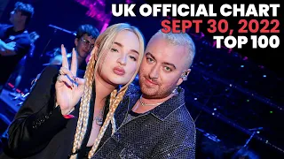 UK Official Singles Chart Sept. 30, 2022