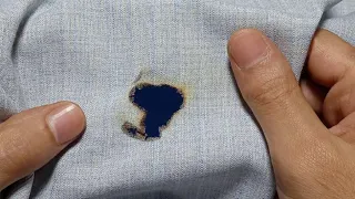 Learn how to fix a hole on your clothes in an amazing way / Save your clothes