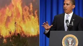 Obama To Enter Diplomatic Talks With Raging Wildfire