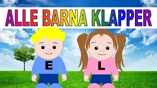 Alle barna klapper - med animasjon