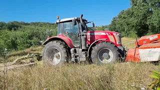 Enfin les foins ! Sud de la France / Claas disco / Massey Ferguson / Kuhn / 31/07/2023