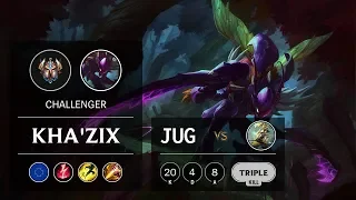 Kha'Zix Jungle vs Master Yi - EUNE Challenger Patch 9.24