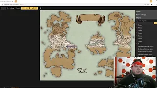 LIve:  How to make Map in Inkarnate for D&D:  War Room