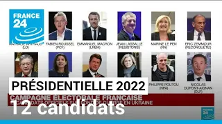 Présidentielle en France : 12 candidats sur la ligne de départ • FRANCE 24