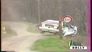 Crash: Yves Loubet - Rallye des Garrigues - Languedoc-Roussillon 1987.  Lancia Delta Integrale