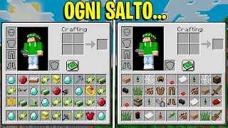 MINECRAFT MA SE SALTO IL MIO INVENTARIO CAMBIA ALL'INFINITO!