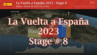 La Vuelta 2023, Stage 8 (Dénia - Xorret de Catí), course, route, profile, animation