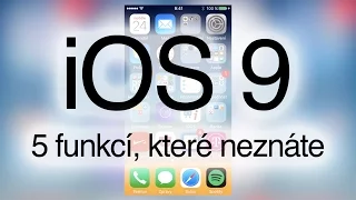 5 tipů na iOS 9, které možná neznáte