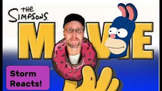 Never watched! Storm Reacts Nostalgia Critic Simpsons movie review!!