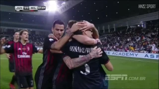 ⚽️ Supercopa da Itália: Gols de Juventus 1 (3) x (4) 1 Milan