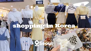 shopping in korea vlog, summer fashion at Gotomall underground shopping center