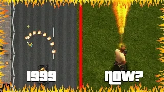 Evolution of "FLAMETHROWER" in GTA games!