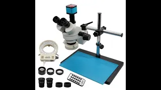 Installation Guide For 3.5X-90X Trinocular Microscope 38MP Camera With Display