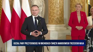 Udział Pary Prezydenckiej w obchodach Święta Narodowego 3 Maja | TV Republika