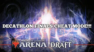 DECATHLON FINALS 7-0 CHEAT MODE! | MTG Arena Cube Draft | Twitch Replay