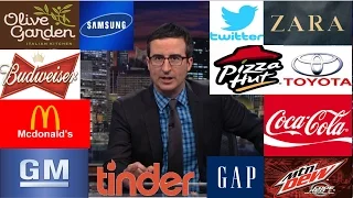 John Oliver takes on Companies & Brands - Hilarious Compilation
