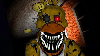 NIGHTMARE CHICA - Five Nights at Freddy's 4 Doom Mod Multiplayer (FNAF Game) Noches 3 y 4