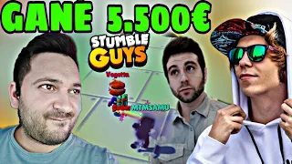 🔥 VENCÍ A @elrubiusOMG  Y @vegetta777  🔥  PARA GANAR 5.500 EN STUMBLE GUYS!!