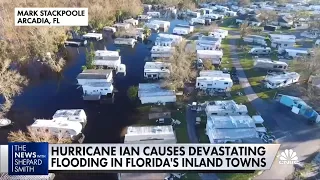 Inland areas in Florida wracked by flooding after Hurricane Ian