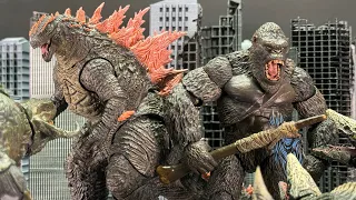 Godzilla Evolved vs Kong | Part 1 | EPIC STOP MOTION BATTLE!