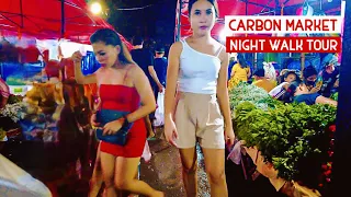 🔥[4K #CEBU 🇵🇭] ▶︎  #CARBON MARKET | Oct 2022 Quick Update | Night Walking Tour