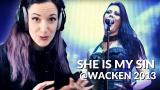THEY CHANGED THE KEY! | She is my Sin by Nightwish Reaction @Wacken 2013