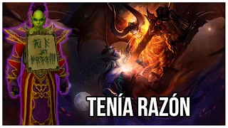 TENÍAN RAZÓN... SARGERAS NO HIZO NADA MAL!!!