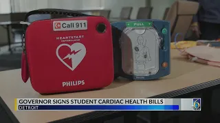 Governor signs student cardiac health bills