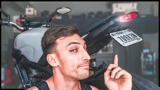 Yamaha MT-09 Integrated Tail Light Install + LED Upgrades!!