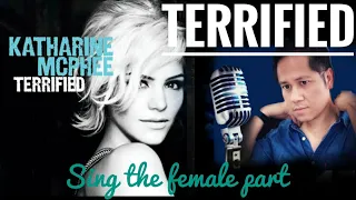 Terrified - Katharine McPhee feat Jason  Reeves - Karaoke - Male Part Only