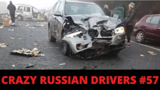 RUSSIAN DASHCAM- Crazy Drivers Car Crash Compilation #57