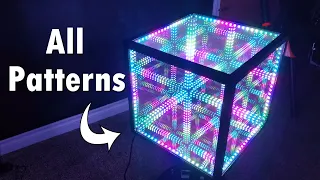 The Hypercube - Infinity Mirror Art - All Patterns in 10 Minutes