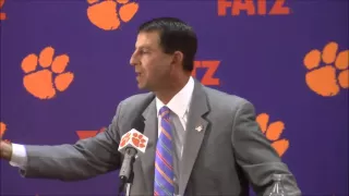 Dabo Swinney blasts reporter using "Clemsoning" terminology