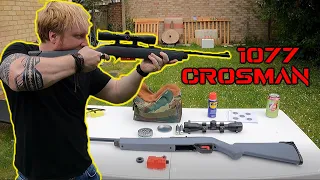 The Crosman 1077 Freestyle Review - BUDGET BEAST! (C02 Air Rifle)
