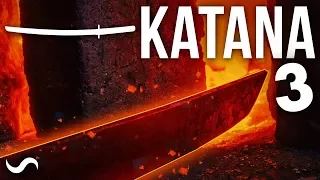 MAKING A KATANA!!! 1 MILLION LAYERS!!! PART 3